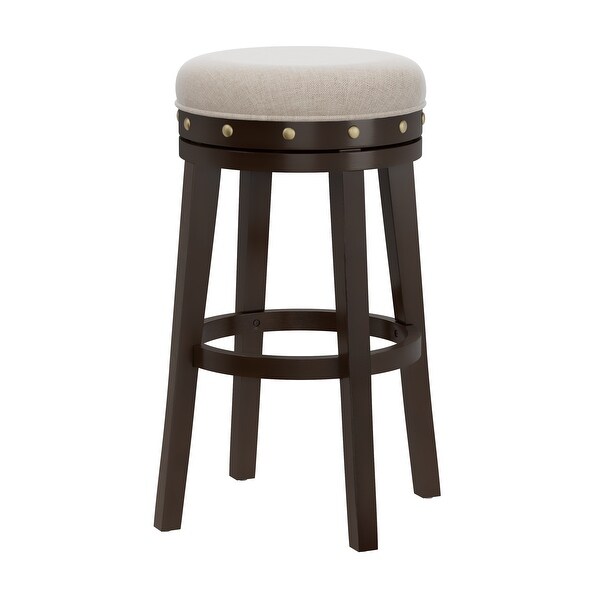 HIllsdale Furniture Benard Backless Bar Stool， Smoke Brown