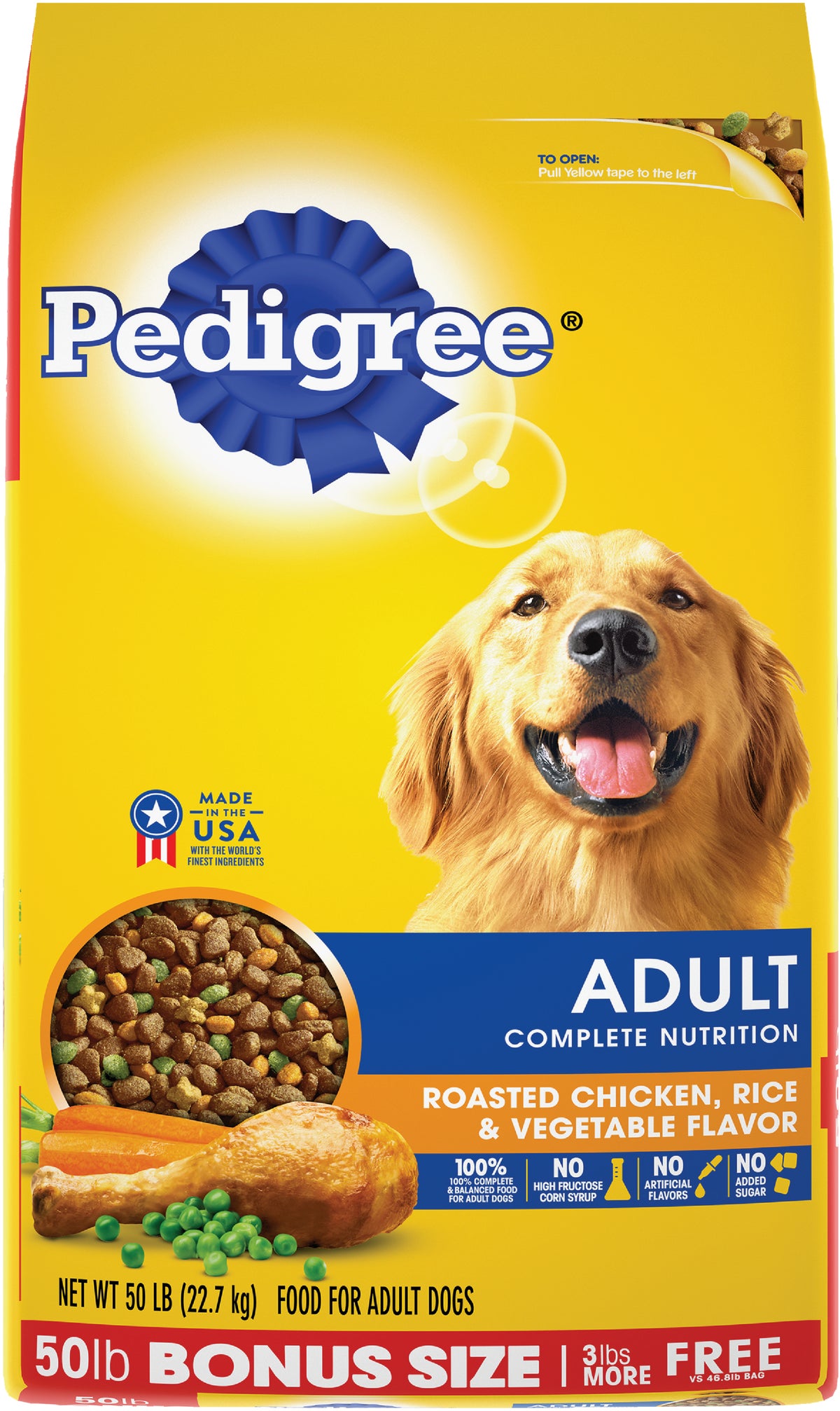 Pedigree Complete Nutrition Adult Dry Dog Food 50 Lb.