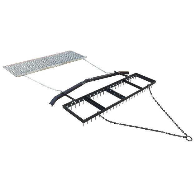 Yard Tuff 6 x27 Spike Drag With Surface Leveling Bar And Drag Mat For Atv utvs