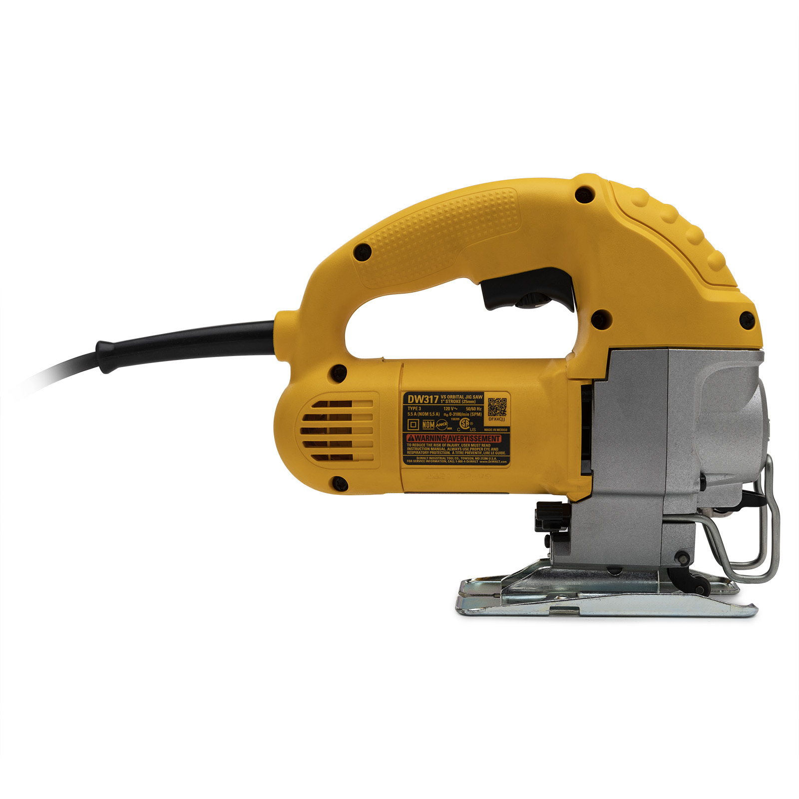 DeWalt 5.5 amps Corded Orbital Jig Saw