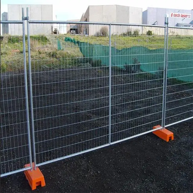 Hot dip galvanized event residential safety Australia temporary fence panel for construction building safe fence panel