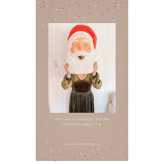 Morris Costumes MR127233 Santa Plaque with Sound L...