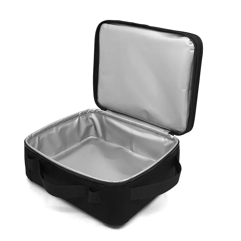 Custom New Reusable Leakproof Portable Tote Insulated Cooler Bento Box Lunch Bag