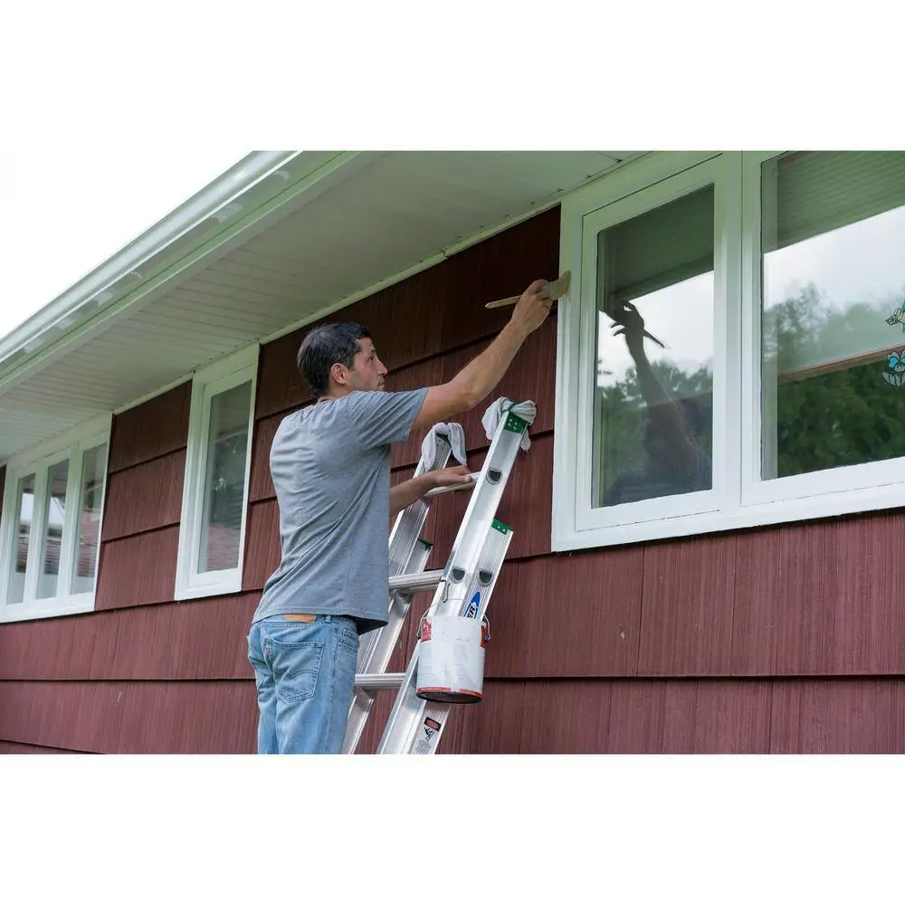 Werner 24 ft. Aluminum Extension Ladder with 225 lbs. Load Capacity Type II Duty Rating