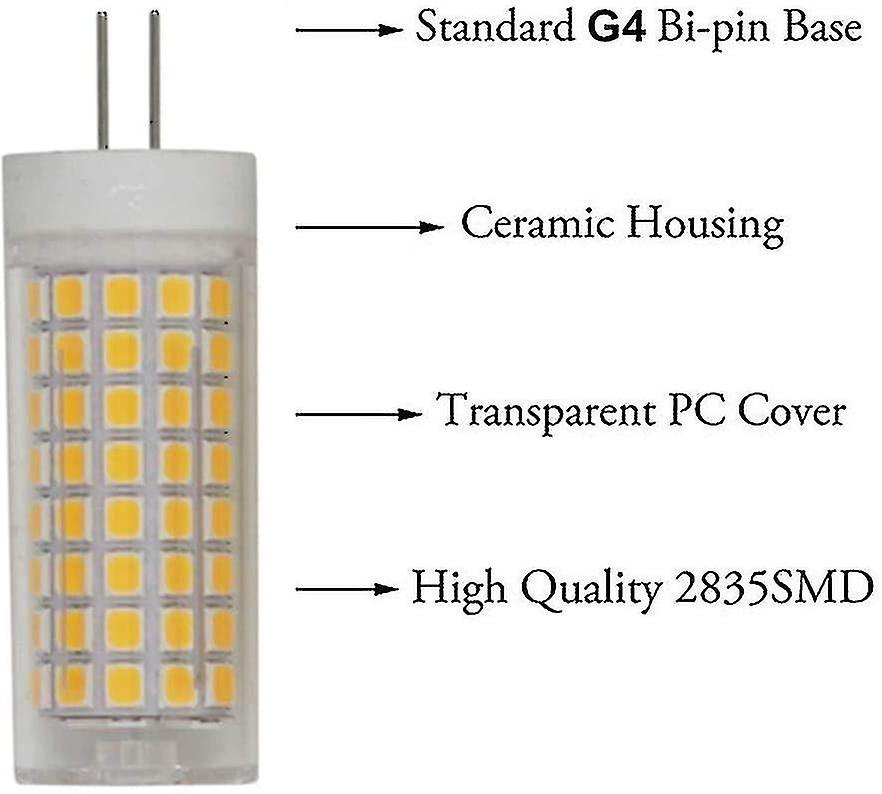 10w Dimmable G4 Led Bulb (equivalent To Replacement Of 100w Halogen Lamp) Warm White Led Corn Light