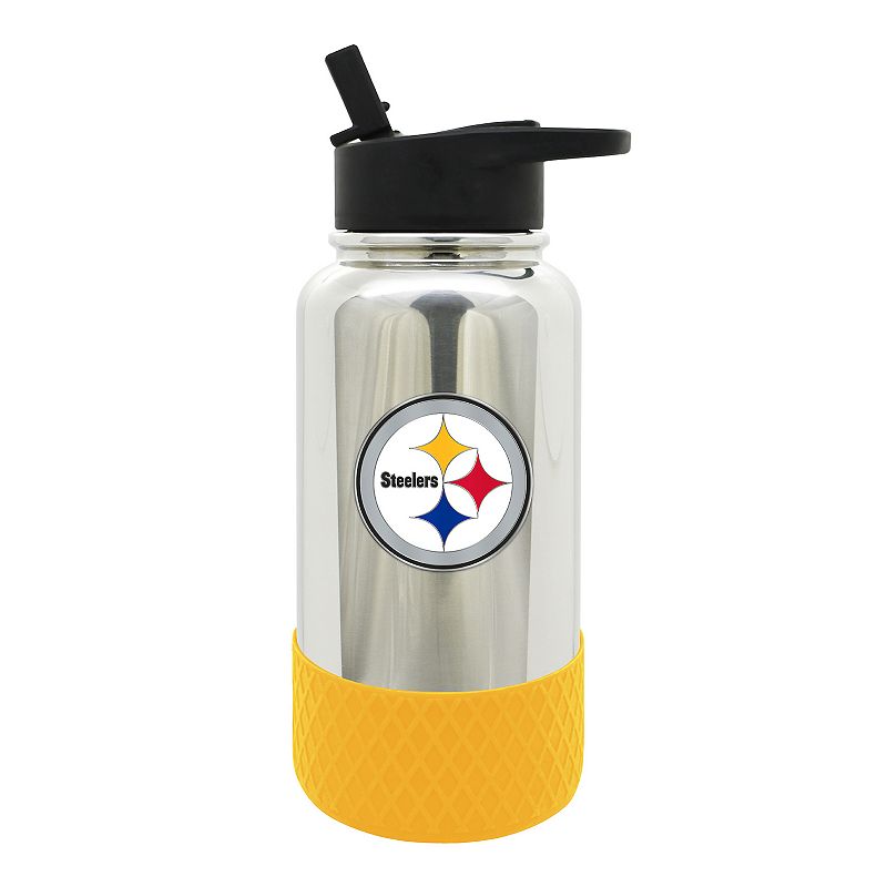 Pittsuburgh Steelers NFL Chrome 32-oz. Hydration Water Bottle