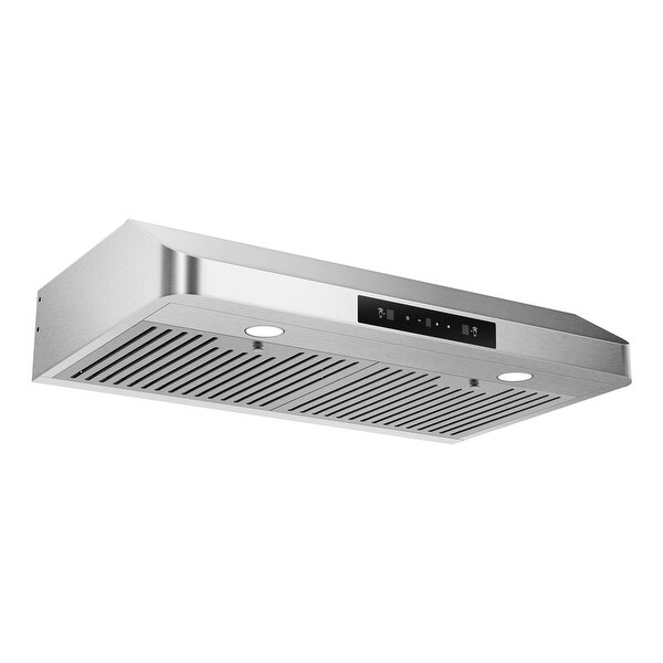 30'' Under Cabinet Stainless Steel Single Motor Range Hood with LED Screen Finger Touch Control