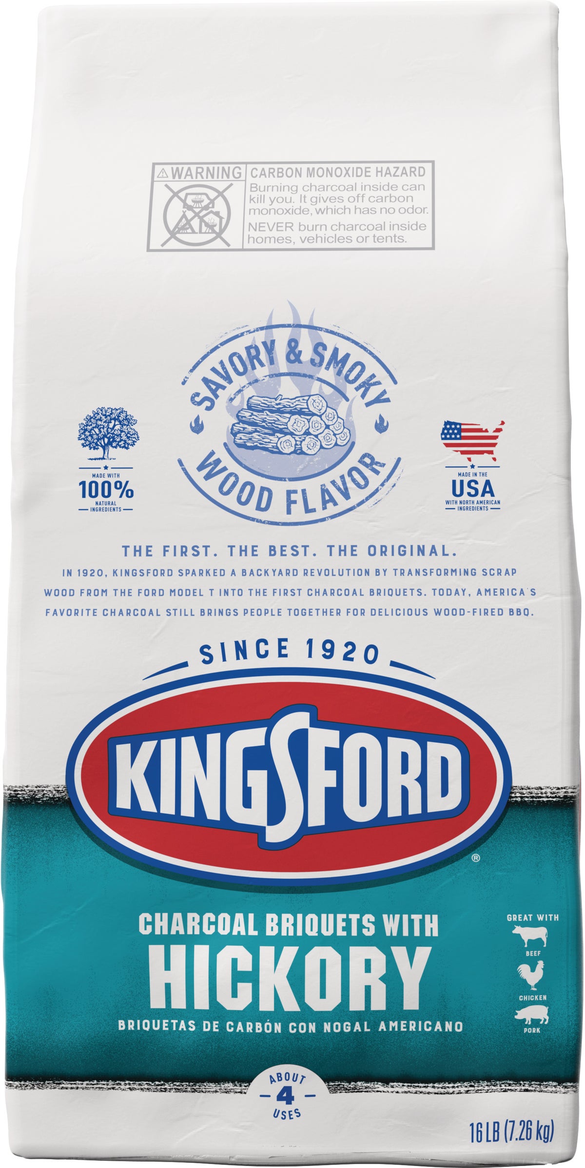 Kingsford Hickory Charcoal Briquets