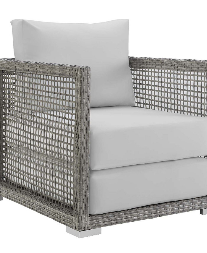 Modway Aura Rattan Outdoor Patio Armchair