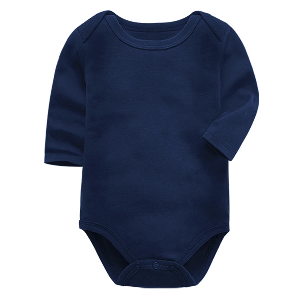 Baby Bodysuit Newborn Babies Clothes Long Sleeve Black Unisex 3 6 9 12 18 24 Months Baby Clothing