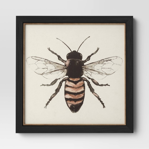 X 12 quot Bees Framed Wall Canvases