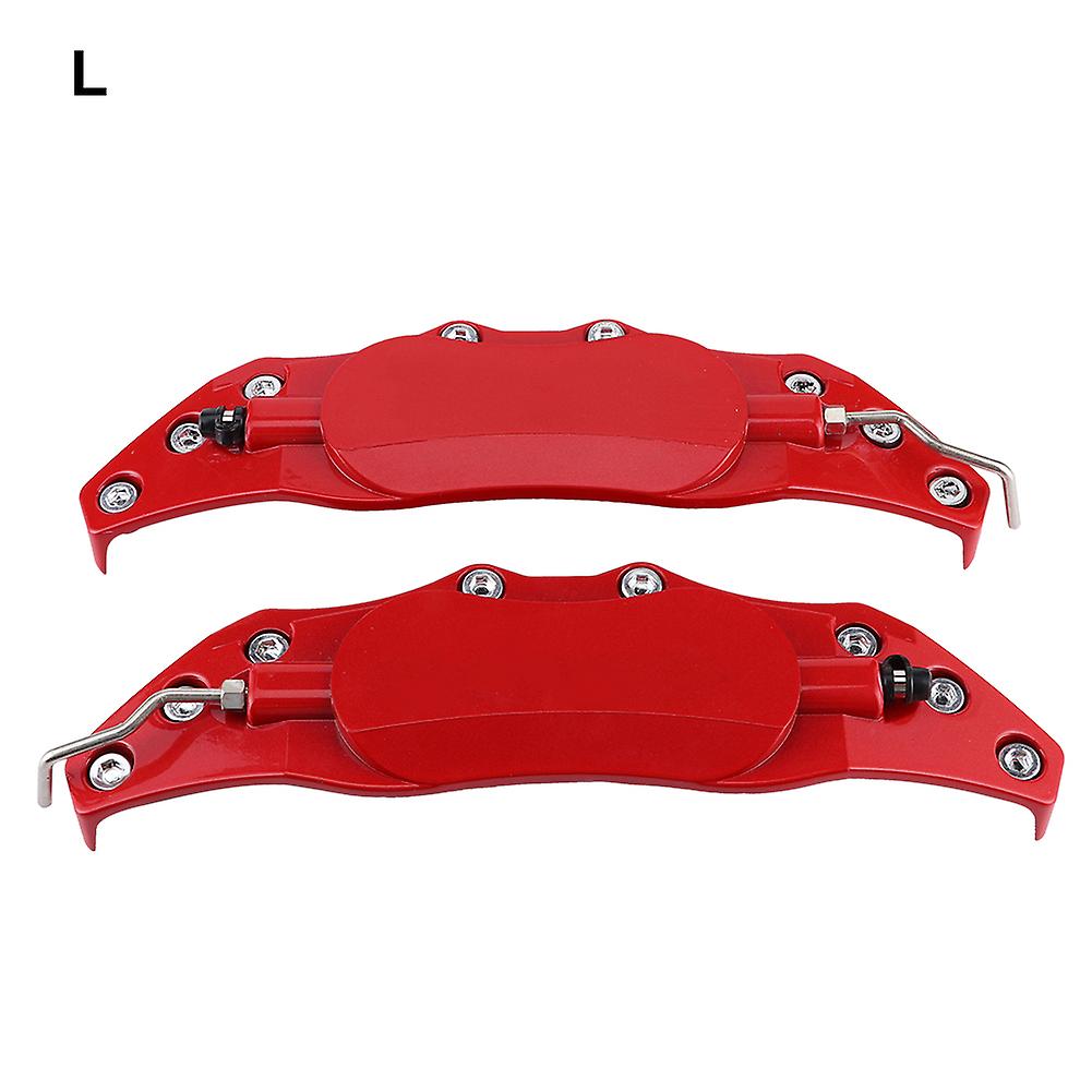 2pcs Car Universal Disc Brake Caliper Fake Covers Left andamp; Right Accessories Refit(l )