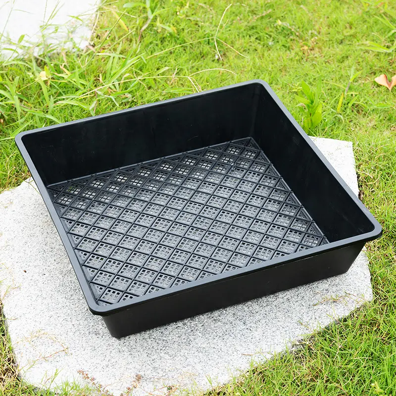 wholesale Modern Plastic Seedling Tray garden supplies square Plastic Trays For Plants