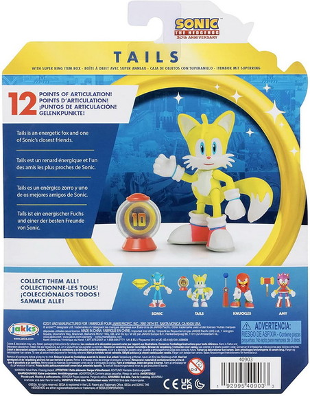 Jakks Pacific JKP 40903I C Sonic the Hedgehog 4 In...