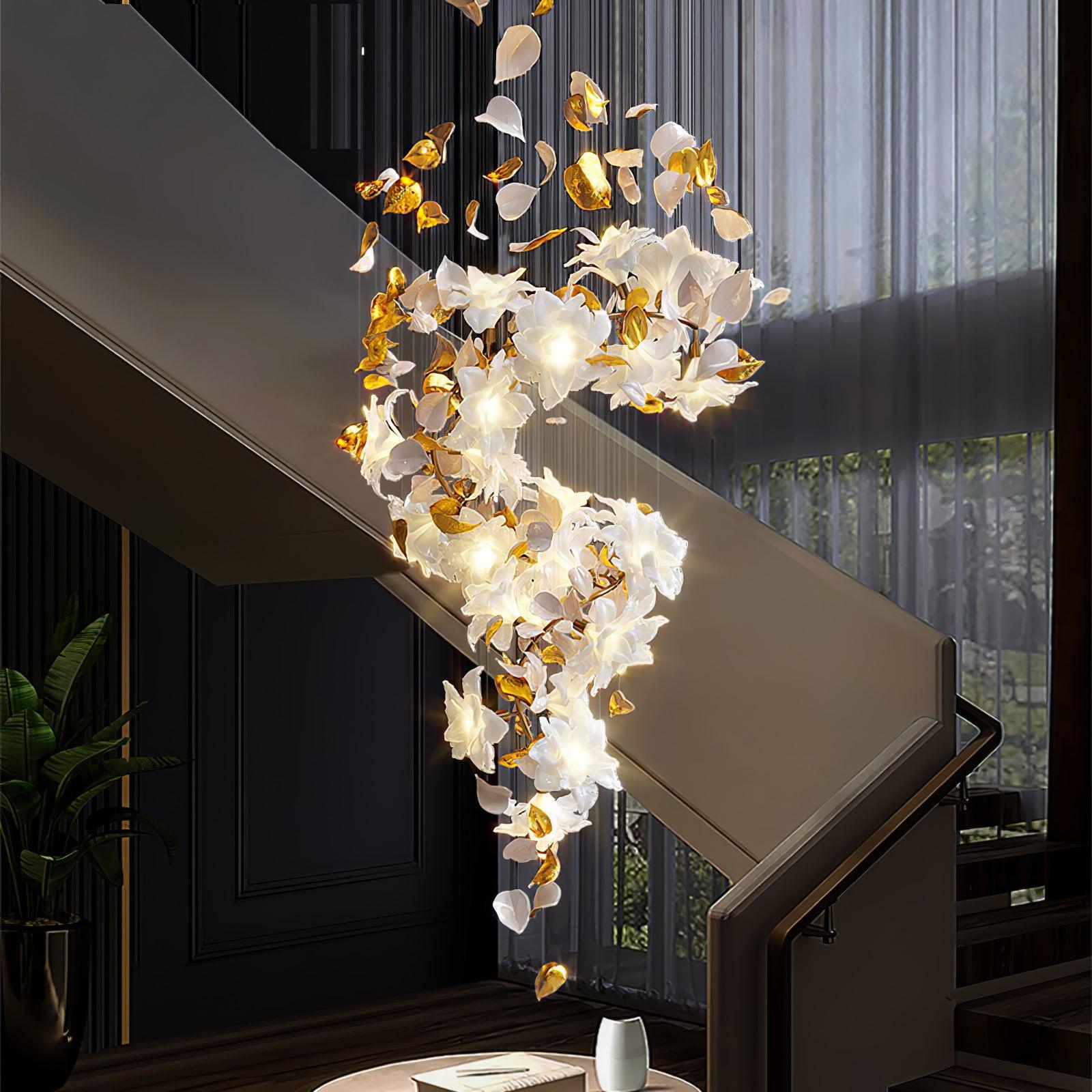 Flying Flowers Fluttering Chandelier