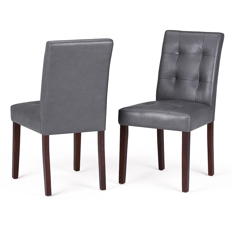 Simpli Home Andover Parson Dining Chair 2-piece Set