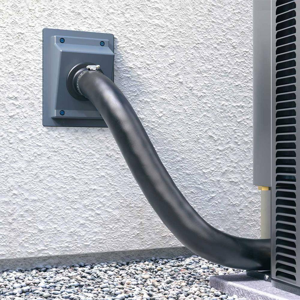 AIREX TITAN OUTLET TGS Gray Titan Outlet with Black 6 ft. E-Flex Guard for 12 in. Insulation with 58 in. 34 in. 78 in. Tubing TGS-650G-72E-B