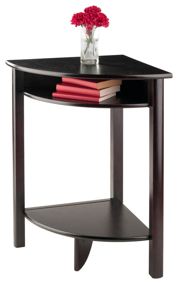 Liso Corner Table Cube Storage Shelf   Transitional   Side Tables And End Tables   by Sideboards and Things  Houzz