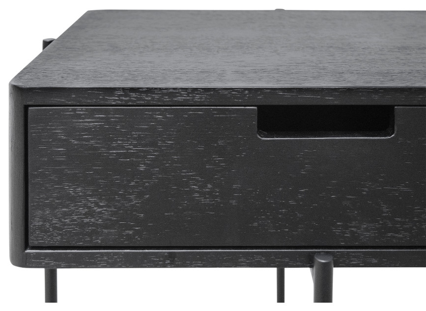 Black One Drawer Cabinet  Versmissen Highline   Contemporary   Accent Chests And Cabinets   by Oroa   Distinctive Furniture  Houzz