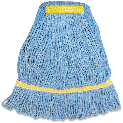 Genuine Joe Small Blend Wet Mop Narrow Band Loop | 12oz.， BE | GJOSBL1BEA