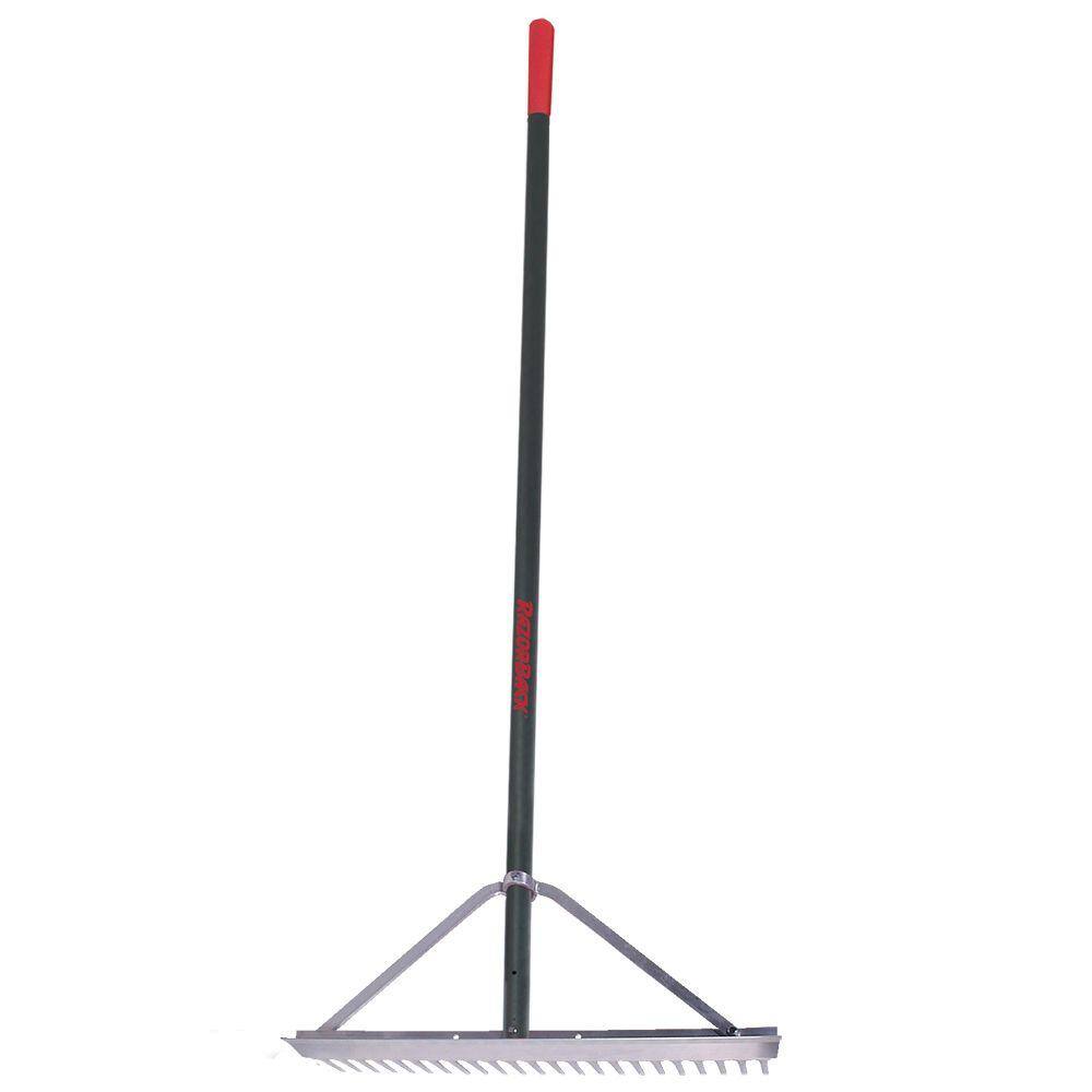 Razor-Back 24 in. Aluminum Landscape Rake 63136