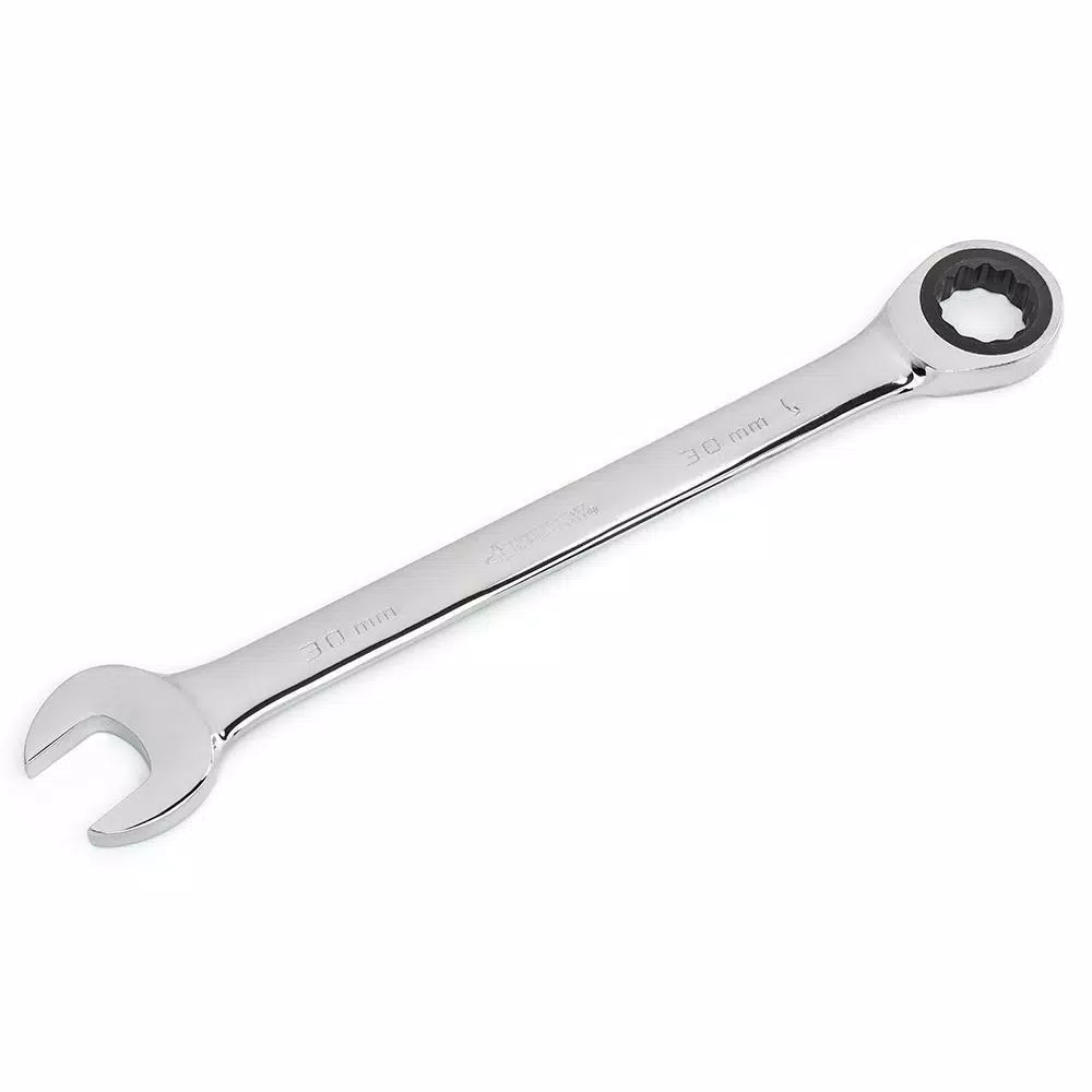 Husky 30 mm 12-Point Ratcheting Combination Wrench and#8211; XDC Depot