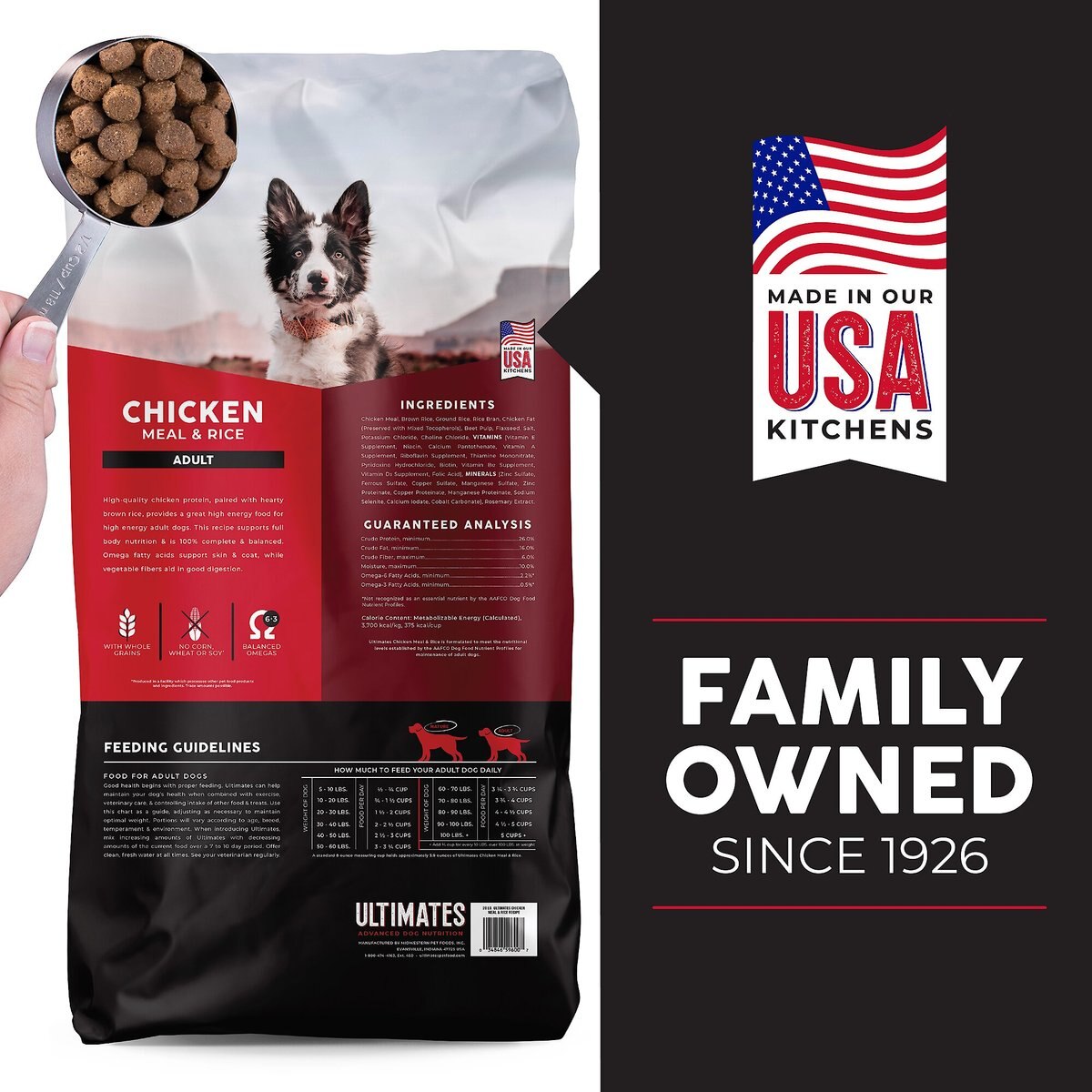 Ultimates Chicken Meal and Brown Rice Dry Dog Food