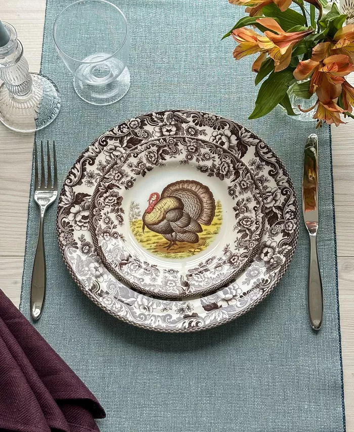 Spode Dinnerware Woodland Turkey Collection