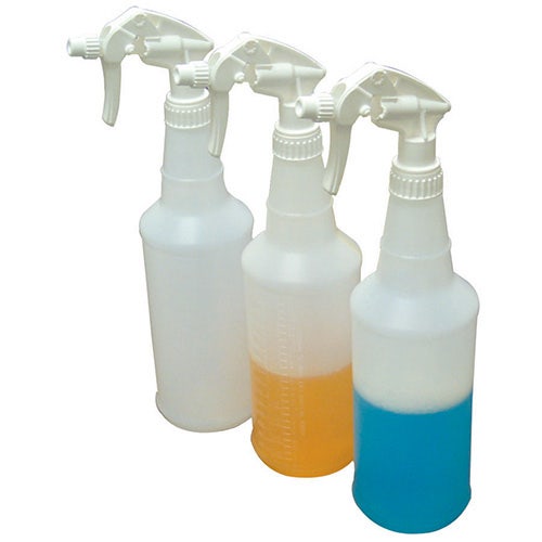 Value Series 32 oz. Plastic Spray Bottles， Pack of 3