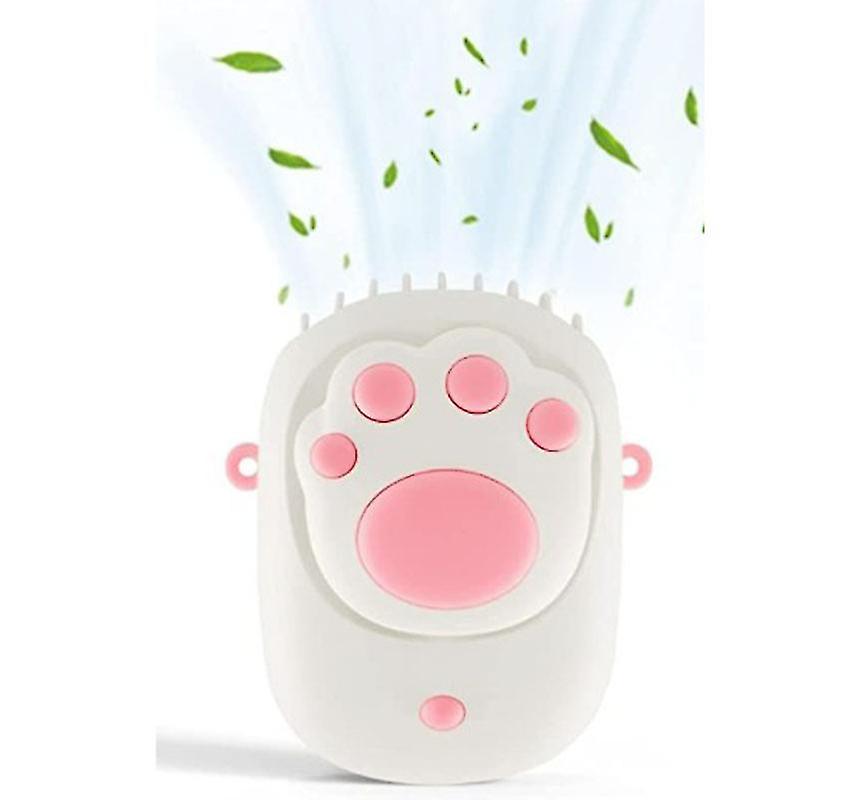 Portable Usb Fan Quiet Mini Fan Electric With 1500mah Rechargeable-white