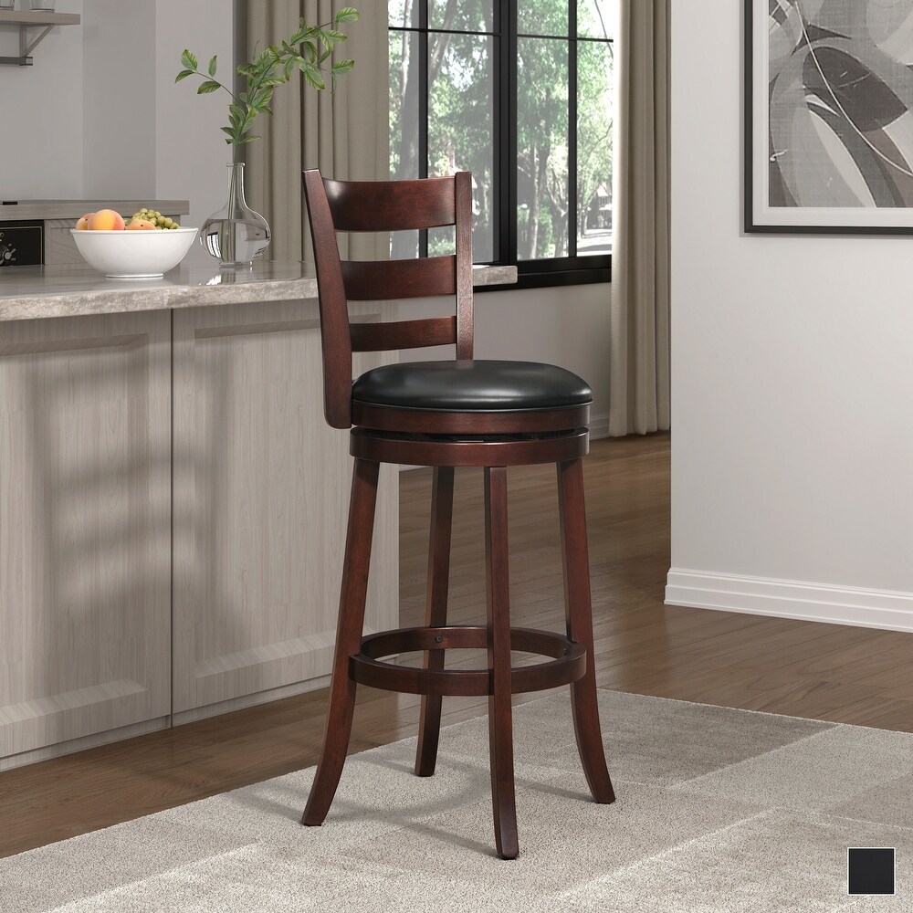 Aris Ladder Back Swivel Barstool