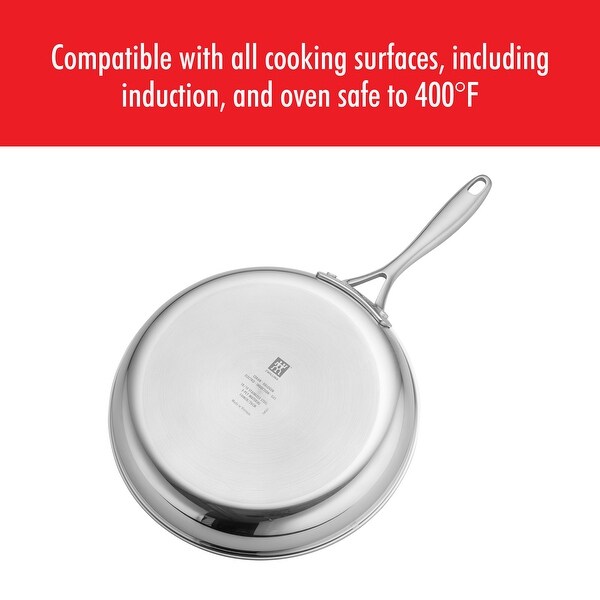 ZWILLING Clad CFX Stainless Steel Ceramic Nonstick Fry Pan