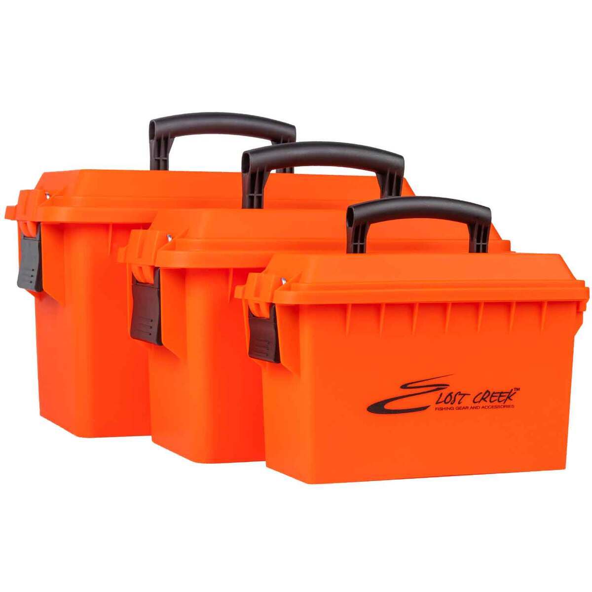 Lost Creek 3pc Dry Storage Box Set  Orange