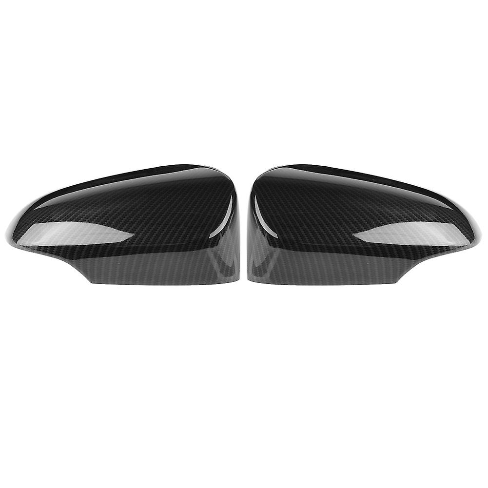 1 Pair Of Carbon Fiber Style Rear View Side Mirror Cover Trim Fit For Toyota Chr