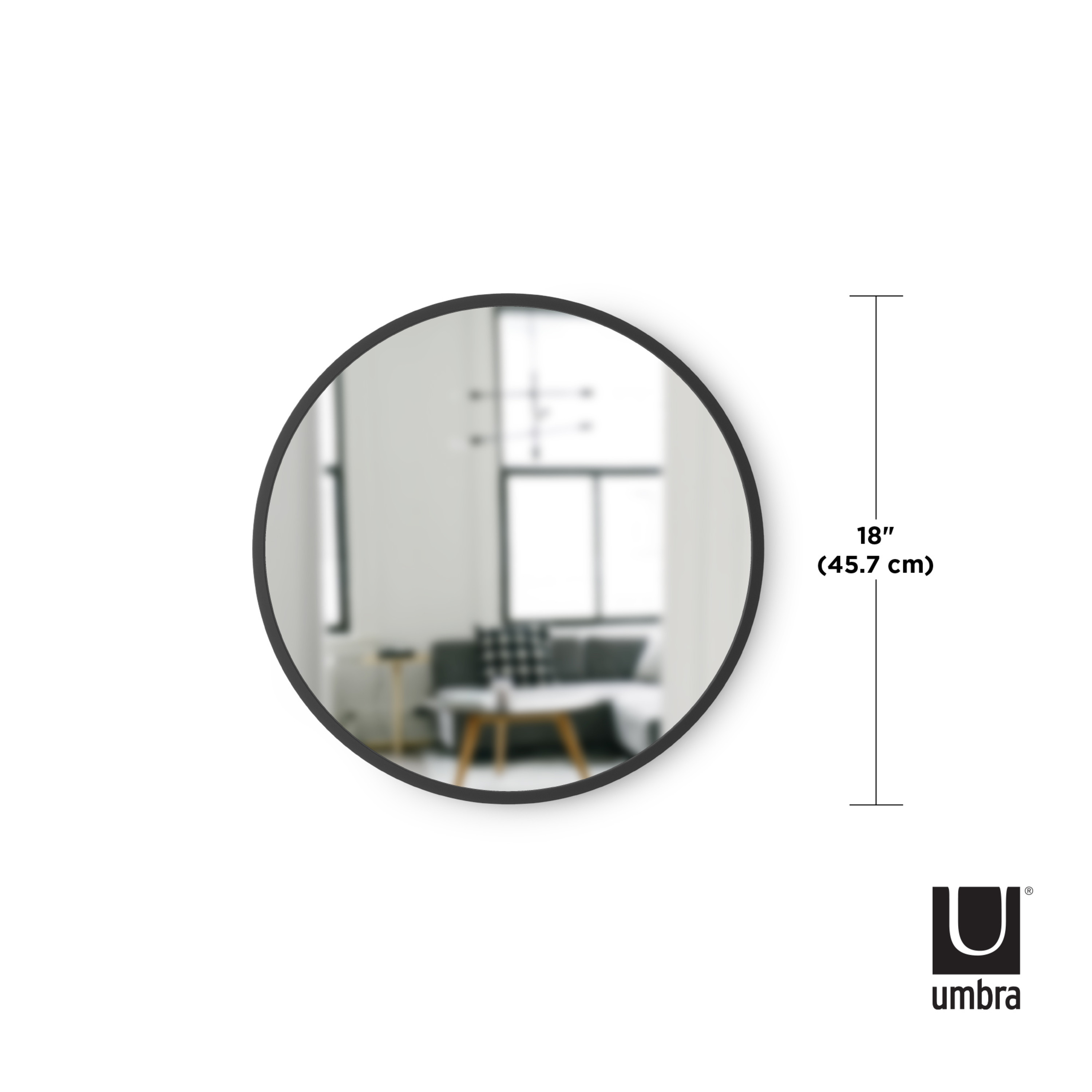 Umbra Hub Round Wall Mirror