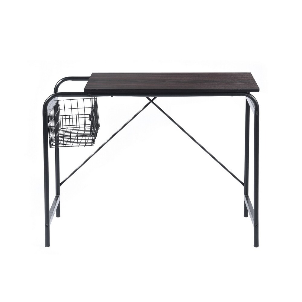 Modern Style Computer Desk/ Home office desk With Wire Storage Basket Easy Assembly Suitable for Home and Business Ect