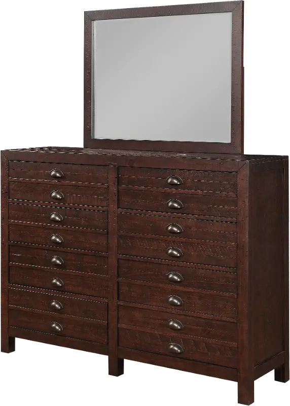 Union Espresso Brown Dresser