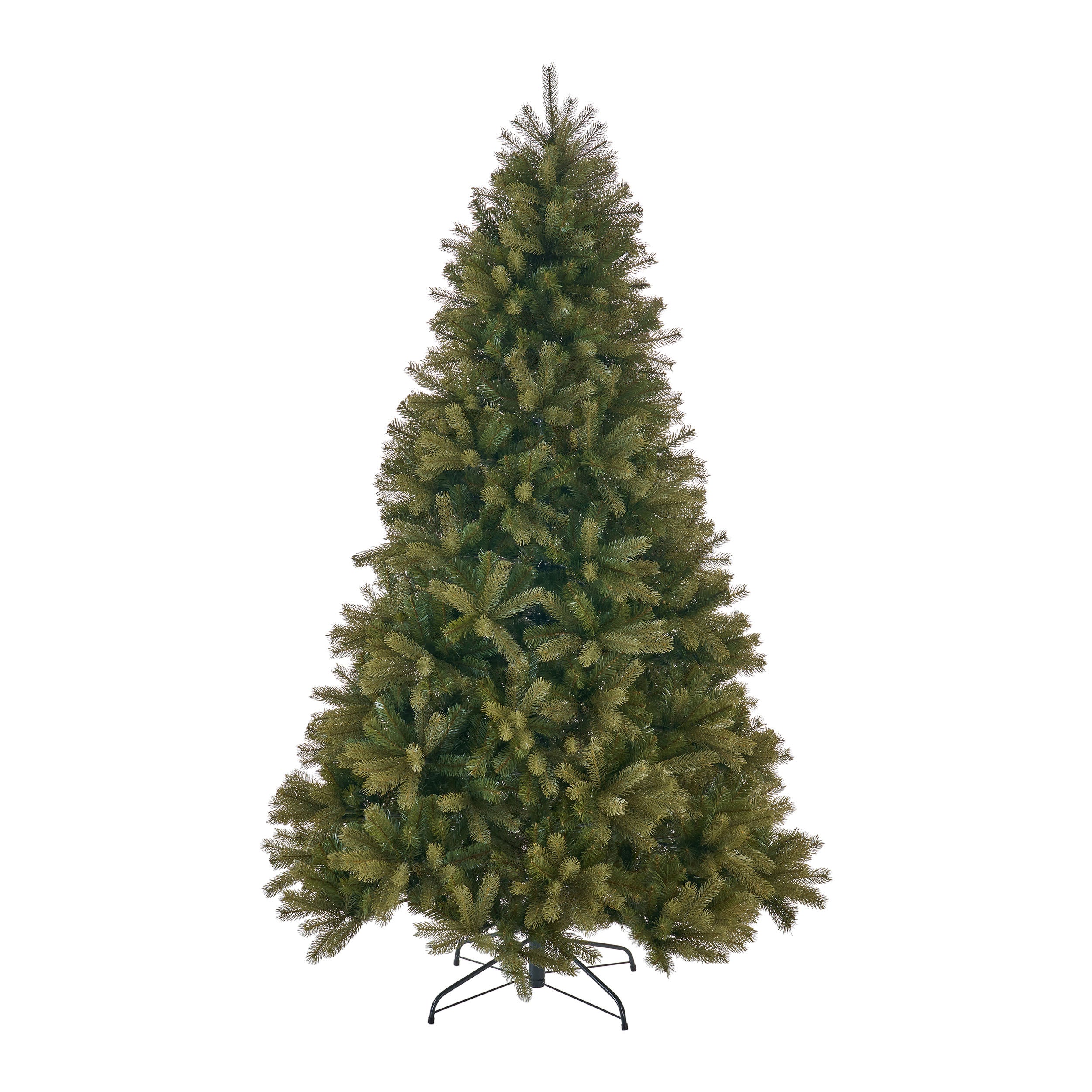 7-Foot Mixed Spruce Hinged Artificial Christmas Tree