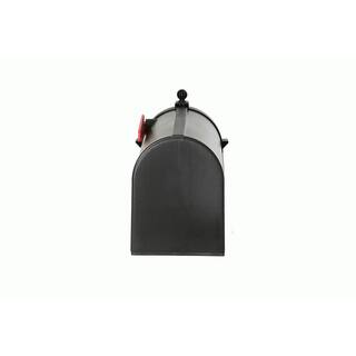 Postal PRO Ambrose Black Post Mount Mailbox PP1000BLM