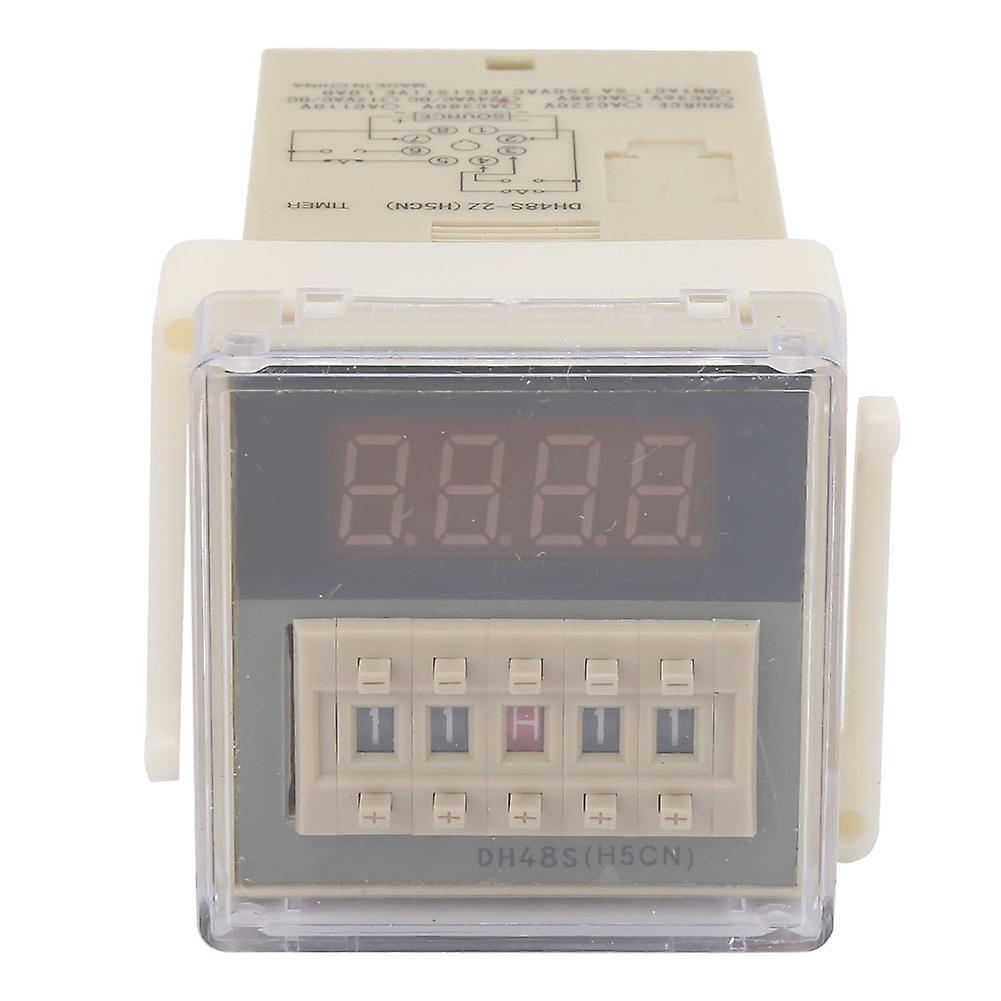 O111rom Dh48s-2z Lcd Display Time Timer Delay Relay 8 Pins 0.01s-9999h (110vac)