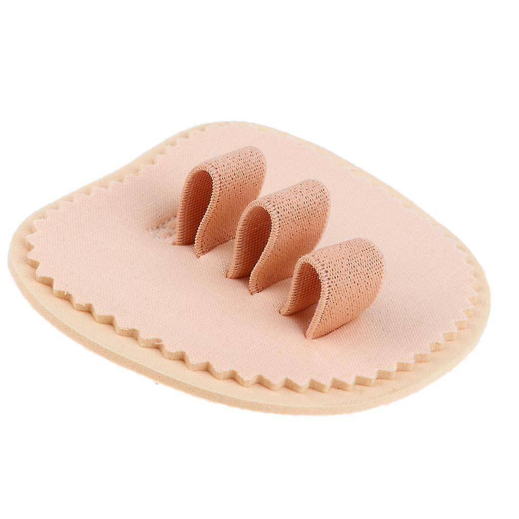 2pieces Toe Straightener Corrector Hammer Crooked Foot Protector Three Toe (left)