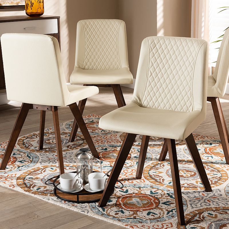 Baxton Studio Pernille Dining Chair 4-piece Set