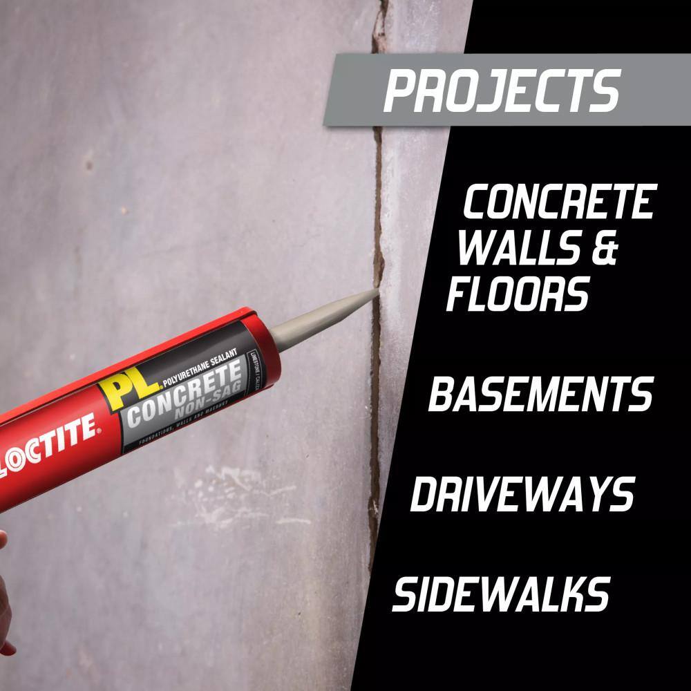 Loctite PL S10 10 fl. oz. Concrete Crack and Masonry Polyurethane Sealant 1618522