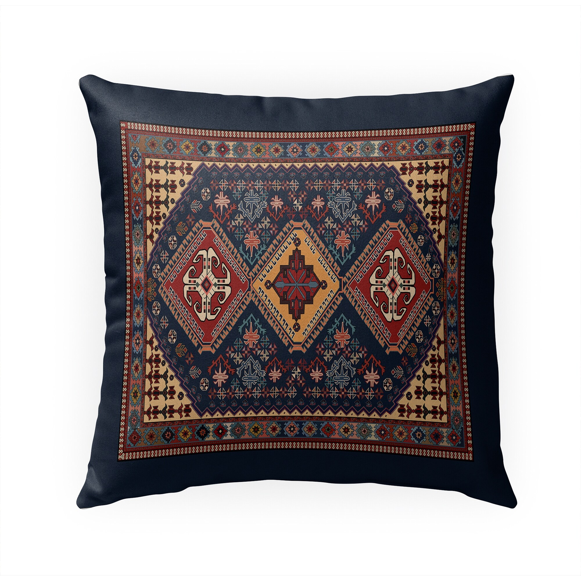 YALAMEH NAVY Indoor|Outdoor Pillow By Kavka Designs