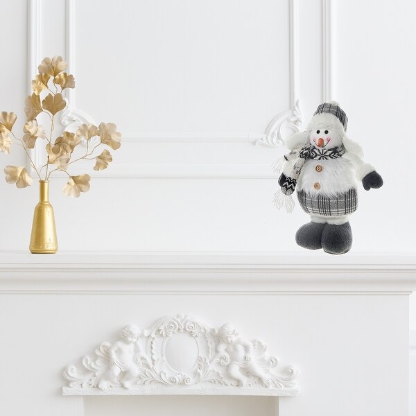 Winter Snowman Plush Stander