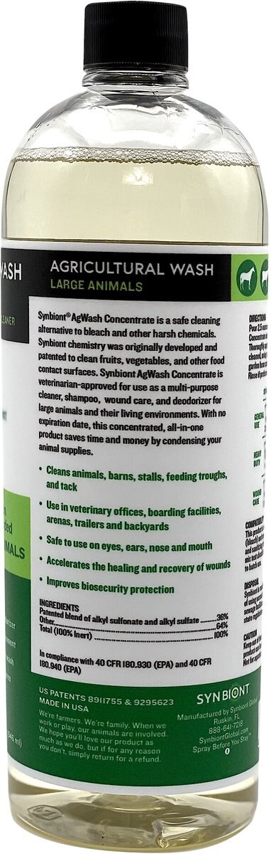 Synbiont Agricultural Wash Concentrate Pet Cleaner