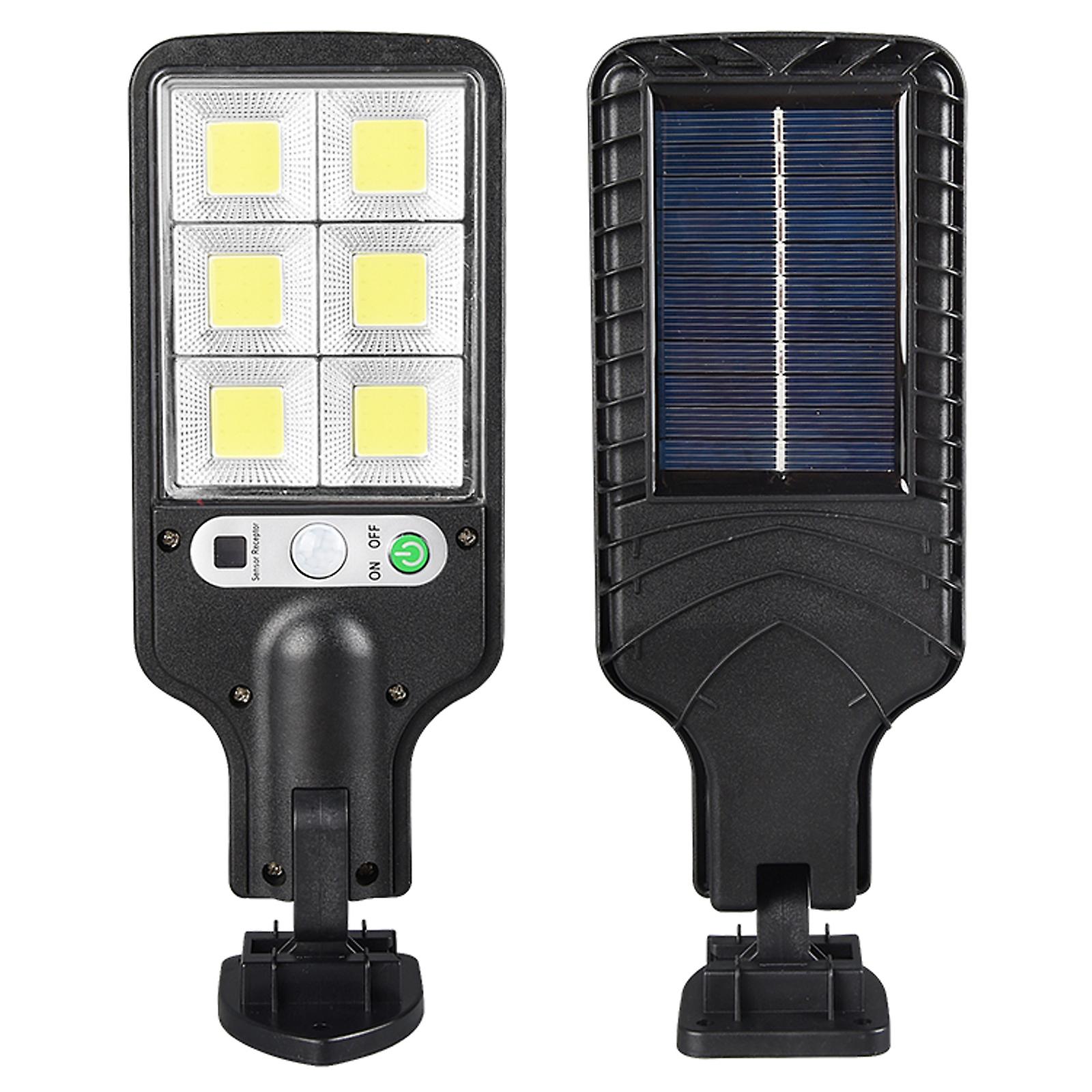 72cob Solar Powered Wall Light Pir Motion Sensor Lights Outdoor Waterproof Solar Street Light Garden Lamp 3 Light Modes With Remote Control For Garden