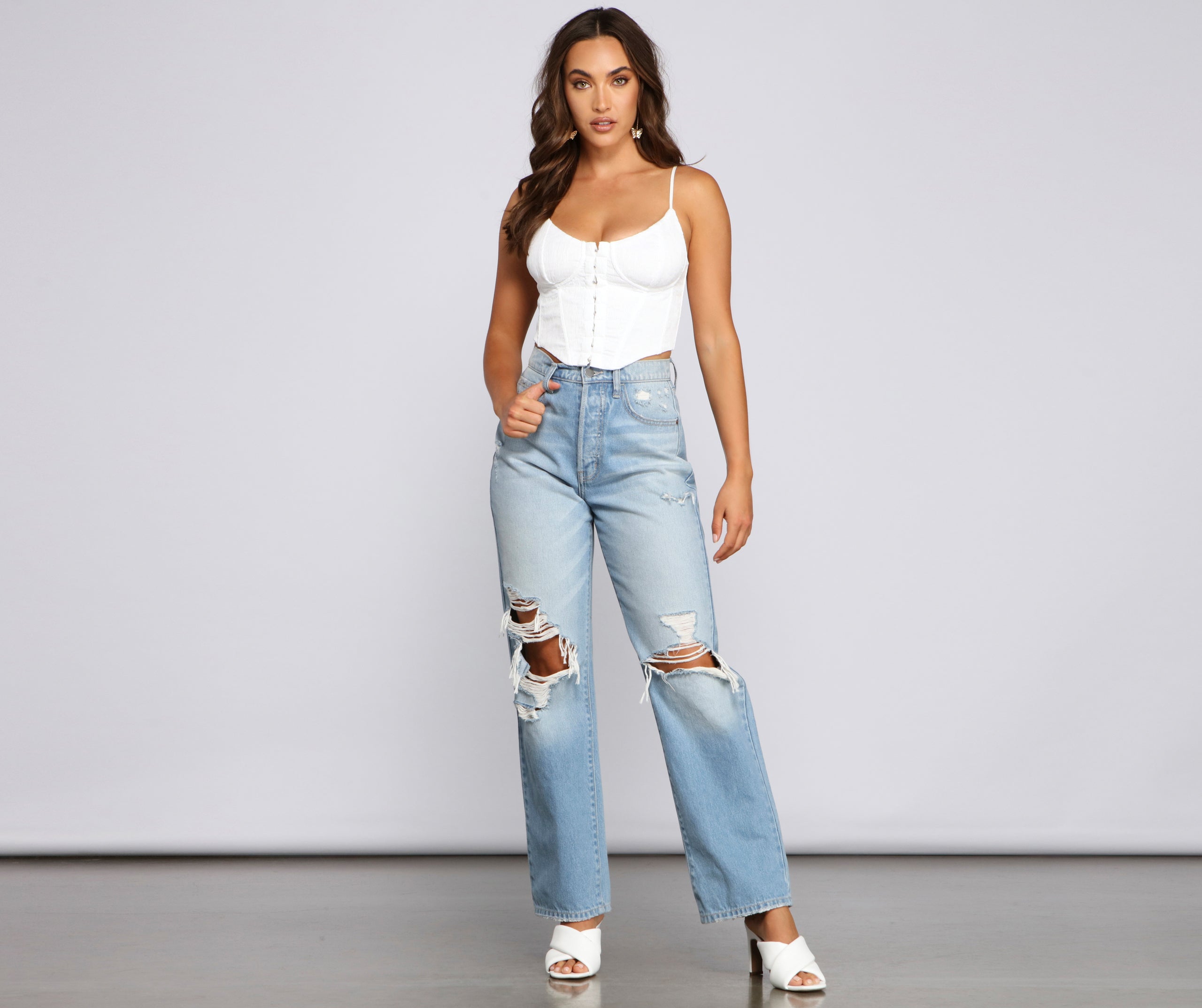 Instant Classic Corset Crop Top