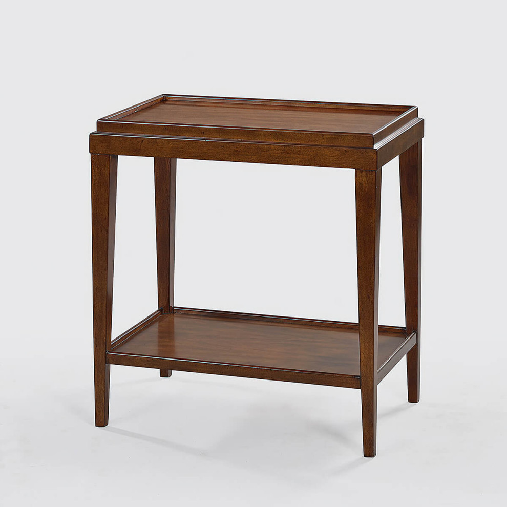 Small Classic Two Tier Side Table   Transitional   Side Tables And End Tables   by English Georgian America  Houzz