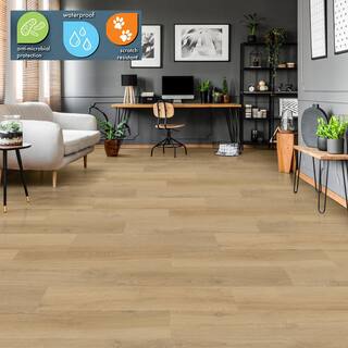 Lifeproof Hudspeth Maple 12 MIL x 8.7 in. W x 59 in. L Click Lock Waterproof Luxury Vinyl Plank Flooring (514.8 sqftpallet) 300808139